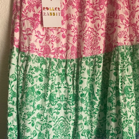 NWT Roller Rabbit Aitona Carlisa Maxi High Waisted Skirt Cottagecore Hippie S - Picture 10 of 10